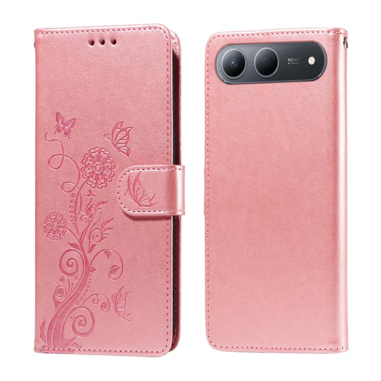 Embossed Butterfly Flowers Leather Phone Case, For Tecno Spark 40 5G / Spark Go 5G 2025, For Tecno Spark 40C, For Tecno Pova 7 Pro 5G, For Tecno Pova 7 5G, For Tecno Spark 40 Pro+ 4G, For Tecno Spark 40 Pro  4G, For Tecno Spark 40 4G                   ...