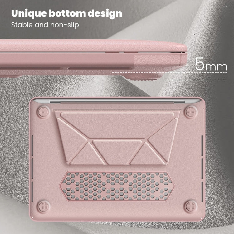 Business Magnetic Holder PC + PU Laptop Protective Case