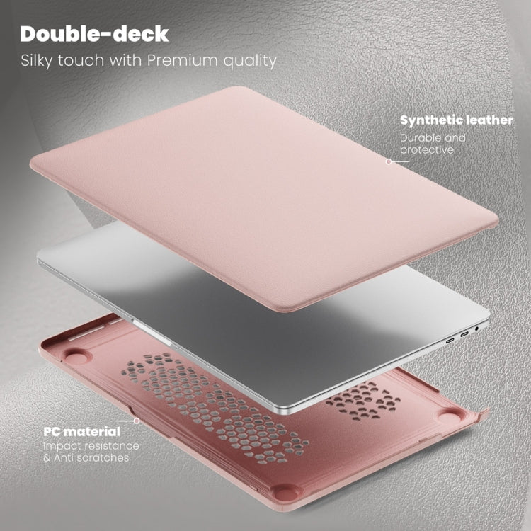 Business Magnetic Holder PC + PU Laptop Protective Case