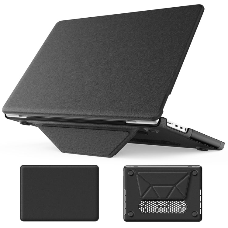 Business Magnetic Holder PC + PU Laptop Protective Case