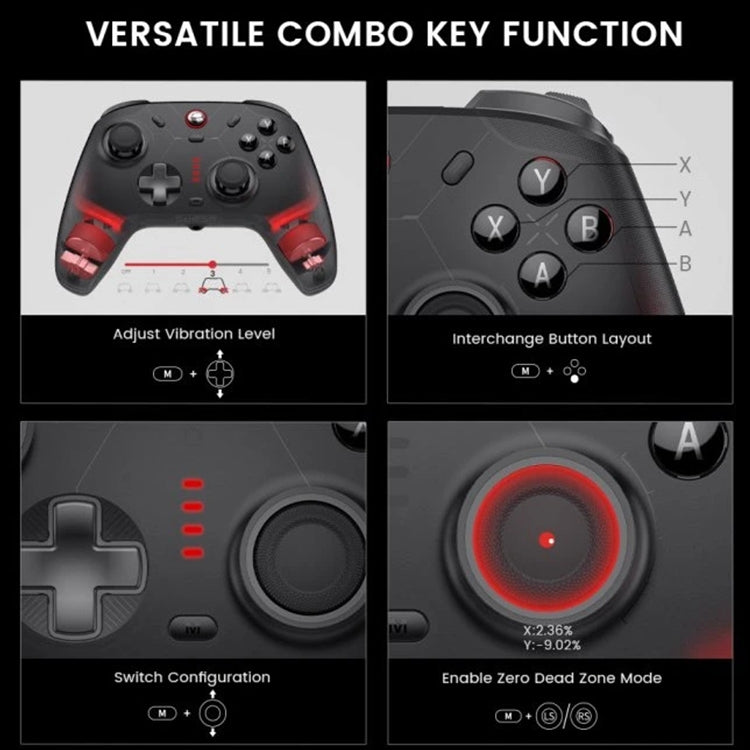 Manette de jeu sans fil Bluetooth GameSir Cyclone 2, avec station de charge, sans station de charge