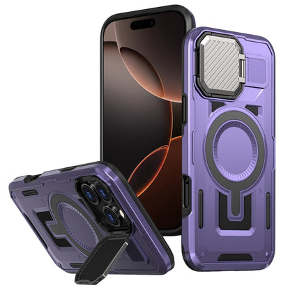 Shield Frame Holder MagSafe Phone Case, For iPhone 17e / 16e, For iPhone 17 Pro Max, For iPhone 17 Pro, For iPhone 16 Pro Max, For iPhone 16 Pro, For iPhone 16 Plus, For iPhone 16, For iPhone 15 Pro Max, For iPhone 15 Pro, For iPhone 15 Plus           ...