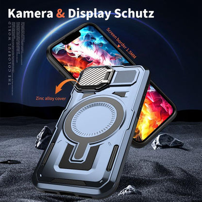 Shield Frame Holder MagSafe Phone Case, For iPhone 17e / 16e, For iPhone 17 Pro Max, For iPhone 17 Pro, For iPhone 16 Pro Max, For iPhone 16 Pro, For iPhone 16 Plus, For iPhone 16, For iPhone 15 Pro Max, For iPhone 15 Pro, For iPhone 15 Plus           ...