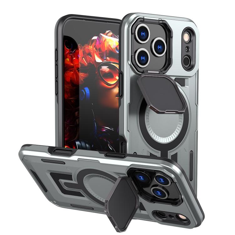 Shield Frame Holder MagSafe Phone Case, For iPhone 17e / 16e, For iPhone 17 Pro Max, For iPhone 17 Pro, For iPhone 16 Pro Max, For iPhone 16 Pro, For iPhone 16 Plus, For iPhone 16, For iPhone 15 Pro Max, For iPhone 15 Pro, For iPhone 15 Plus           ...