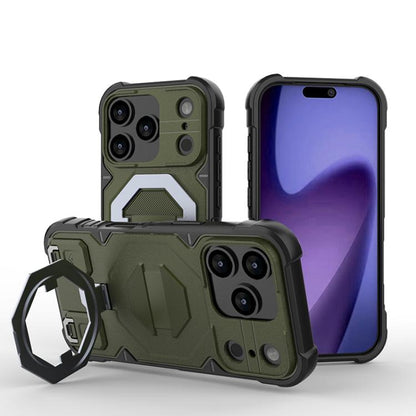 Camera Shield Armor MagSafe Holder Phone Case with Strap, For iPhone 18 Pro / 17 Pro, For iPhone 18 Pro Max / 17 Pro Max, For iPhone 17, For iPhone 17 Air, For iPhone 16 Pro Max, For iPhone 16 Pro, For iPhone 16 Plus, For iPhone 16, For iPhone 15 Pro M...