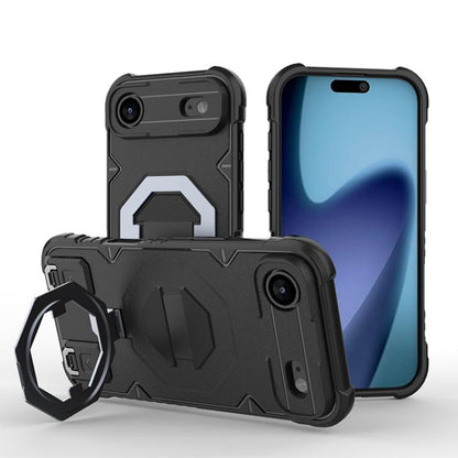Camera Shield Armor MagSafe Holder Phone Case with Strap, For iPhone 18 Pro / 17 Pro, For iPhone 18 Pro Max / 17 Pro Max, For iPhone 17, For iPhone 17 Air, For iPhone 16 Pro Max, For iPhone 16 Pro, For iPhone 16 Plus, For iPhone 16, For iPhone 15 Pro M...