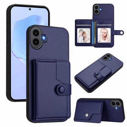 Button Card Bag RFID Anti-theft Phone Case, For Nothing CMF Phone 2 Pro, For Nothing Phone 3a, For Nothing Phone 3a Pro, For Nothing CMF Phone 1, For Nothing Phone 2a