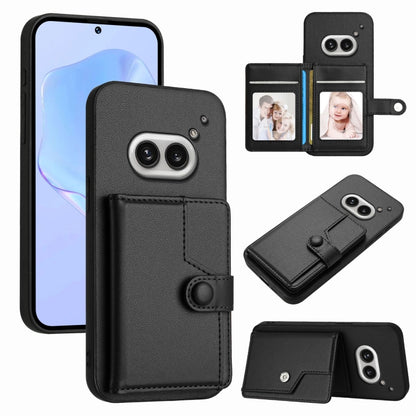 Button Card Bag RFID Anti-theft Phone Case, For Nothing CMF Phone 2 Pro, For Nothing Phone 3a, For Nothing Phone 3a Pro, For Nothing CMF Phone 1, For Nothing Phone 2a