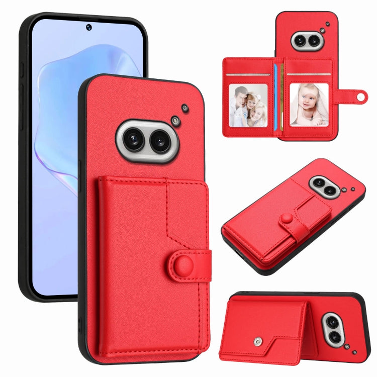 Button Card Bag RFID Anti-theft Phone Case, For Nothing CMF Phone 2 Pro, For Nothing Phone 3a, For Nothing Phone 3a Pro, For Nothing CMF Phone 1, For Nothing Phone 2a