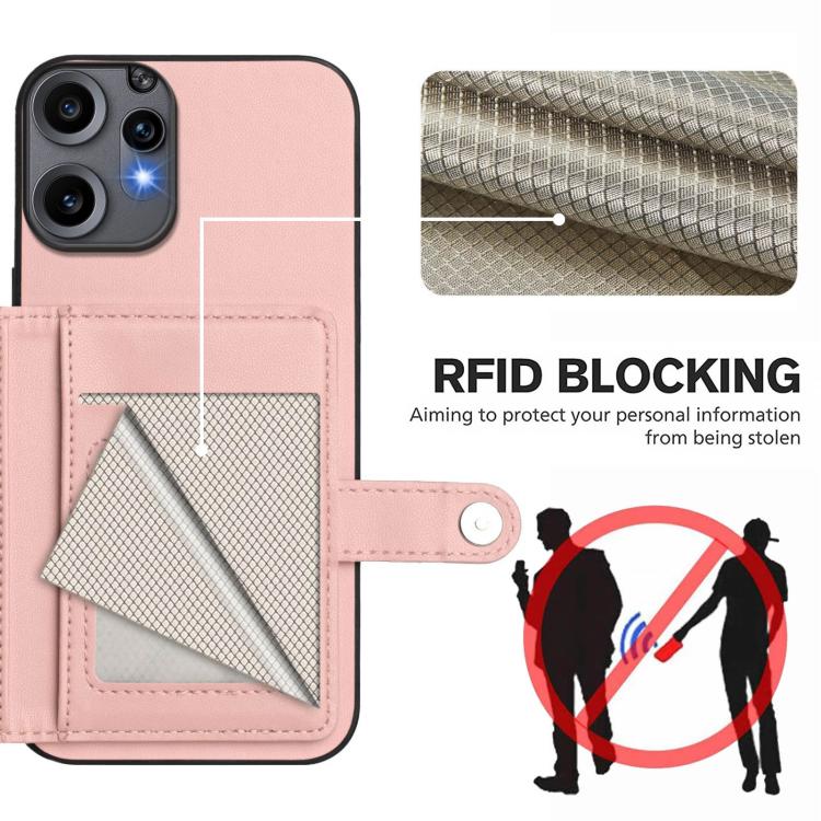 Button Card Bag RFID Anti-theft Phone Case, For Nothing CMF Phone 2 Pro, For Nothing Phone 3a, For Nothing Phone 3a Pro, For Nothing CMF Phone 1, For Nothing Phone 2a