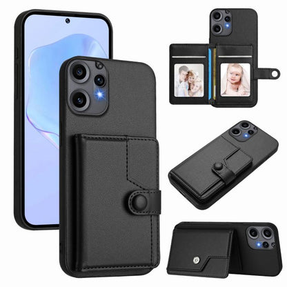 Button Card Bag RFID Anti-theft Phone Case, For Nothing CMF Phone 2 Pro, For Nothing Phone 3a, For Nothing Phone 3a Pro, For Nothing CMF Phone 1, For Nothing Phone 2a
