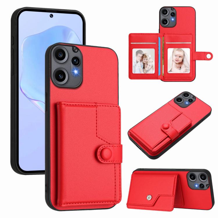 Button Card Bag RFID Anti-theft Phone Case, For Nothing CMF Phone 2 Pro, For Nothing Phone 3a, For Nothing Phone 3a Pro, For Nothing CMF Phone 1, For Nothing Phone 2a