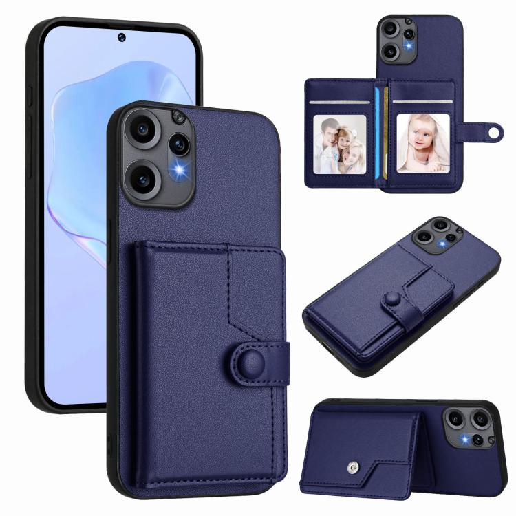 Button Card Bag RFID Anti-theft Phone Case, For Nothing CMF Phone 2 Pro, For Nothing Phone 3a, For Nothing Phone 3a Pro, For Nothing CMF Phone 1, For Nothing Phone 2a