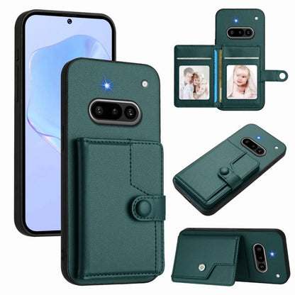 Button Card Bag RFID Anti-theft Phone Case, For Nothing CMF Phone 2 Pro, For Nothing Phone 3a, For Nothing Phone 3a Pro, For Nothing CMF Phone 1, For Nothing Phone 2a