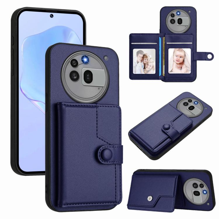 Button Card Bag RFID Anti-theft Phone Case, For Nothing CMF Phone 2 Pro, For Nothing Phone 3a, For Nothing Phone 3a Pro, For Nothing CMF Phone 1, For Nothing Phone 2a