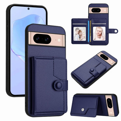 Button Card Bag RFID Anti-theft Phone Case, For Google Pixel 10 Pro XL, For Google Pixel 10 / 10 Pro, For Google Pixel 9 Pro, For Google Pixel 9, For Google Pixel 8a, For Google Pixel 8 Pro, For Google Pixel 8