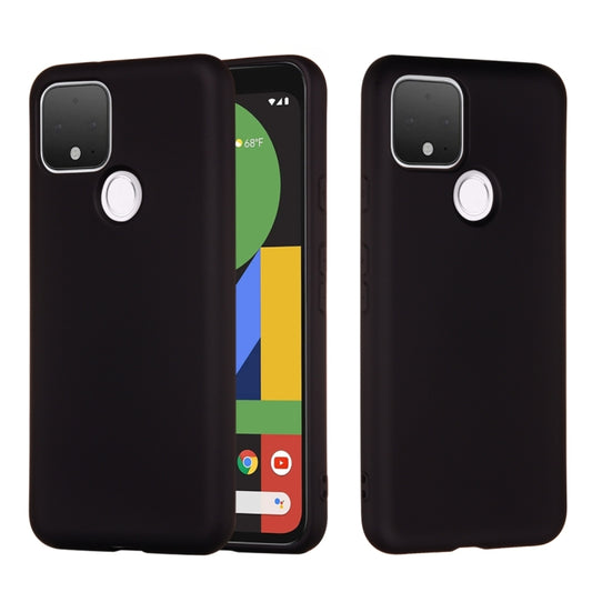 Pure Color Liquid Silicone Shockproof Full Coverage Case, For Google Pixel 5, For Google Pixel 4a 5G