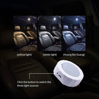 DC5V 1W USB Charging Car LED Reading Light, Z7(Black), Z7(White)