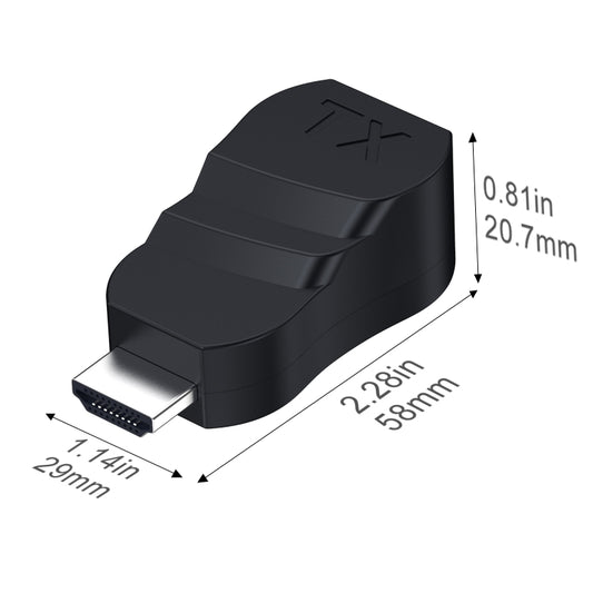 30m HDTV to RJ45 ABS Material Network Cable Extender