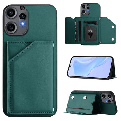 Skin Feel Four Card Slots Phone Case with Wrist Strap, For Nothing CMF Phone 2 Pro, For Nothing Phone 3a, For Nothing Phone 3a Pro, For Nothing CMF Phone 1, For Nothing Phone 2a