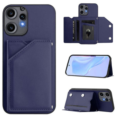 Skin Feel Four Card Slots Phone Case with Wrist Strap, For Nothing CMF Phone 2 Pro, For Nothing Phone 3a, For Nothing Phone 3a Pro, For Nothing CMF Phone 1, For Nothing Phone 2a