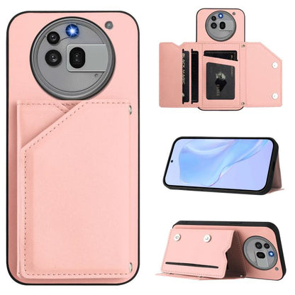 Skin Feel Four Card Slots Phone Case with Wrist Strap, For Nothing CMF Phone 2 Pro, For Nothing Phone 3a, For Nothing Phone 3a Pro, For Nothing CMF Phone 1, For Nothing Phone 2a