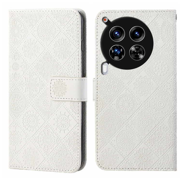 Ethnic Style Embossed Pattern Leather Phone Case, For Tecno Spark 30C, For Tecno Spark Go 1, For Tecno Pova 6 Neo, For Tecno Pova 6 / 6 Pro, For Tecno Camon 30 Pro 5G, For Tecno Camon 30 Premier, For Tecno Camon 30 4G / 5G, For Tecno Spark 20 Pro+     ...