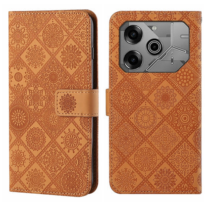 Ethnic Style Embossed Pattern Leather Phone Case, For Tecno Spark 30C, For Tecno Spark Go 1, For Tecno Pova 6 Neo, For Tecno Pova 6 / 6 Pro, For Tecno Camon 30 Pro 5G, For Tecno Camon 30 Premier, For Tecno Camon 30 4G / 5G, For Tecno Spark 20 Pro+     ...