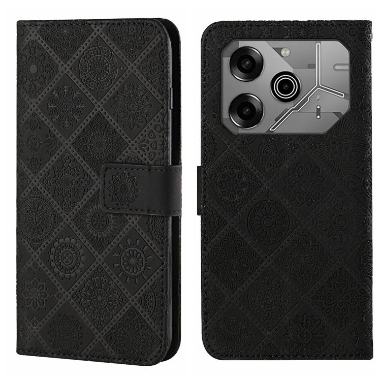Ethnic Style Embossed Pattern Leather Phone Case, For Tecno Spark 30C, For Tecno Spark Go 1, For Tecno Pova 6 Neo, For Tecno Pova 6 / 6 Pro, For Tecno Camon 30 Pro 5G, For Tecno Camon 30 Premier, For Tecno Camon 30 4G / 5G, For Tecno Spark 20 Pro+     ...