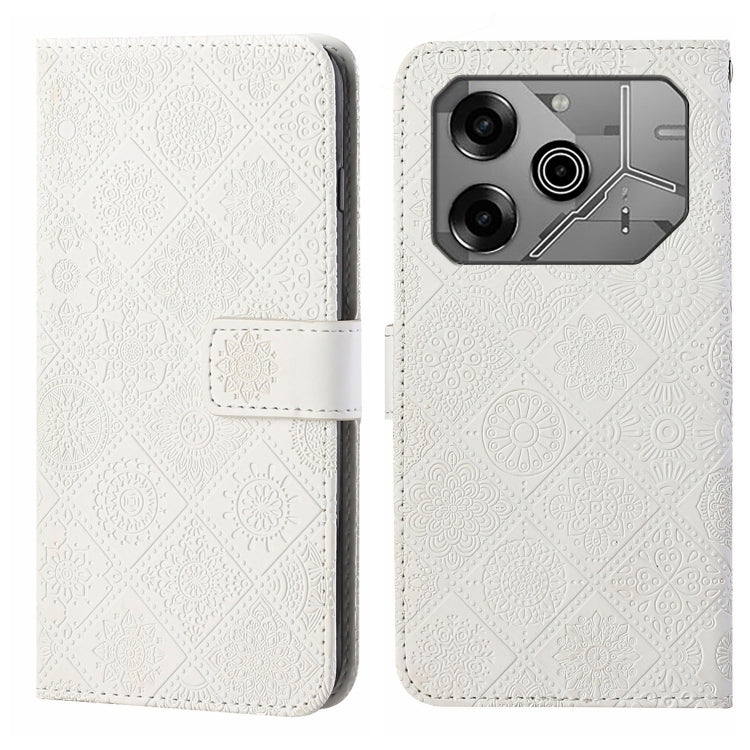 Ethnic Style Embossed Pattern Leather Phone Case, For Tecno Spark 30C, For Tecno Spark Go 1, For Tecno Pova 6 Neo, For Tecno Pova 6 / 6 Pro, For Tecno Camon 30 Pro 5G, For Tecno Camon 30 Premier, For Tecno Camon 30 4G / 5G, For Tecno Spark 20 Pro+     ...