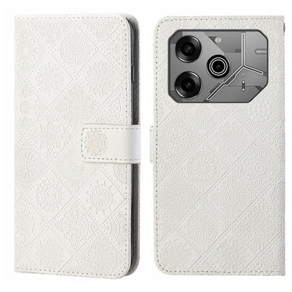 Ethnic Style Embossed Pattern Leather Phone Case, For Tecno Spark 30C, For Tecno Spark Go 1, For Tecno Pova 6 Neo, For Tecno Pova 6 / 6 Pro, For Tecno Camon 30 Pro 5G, For Tecno Camon 30 Premier, For Tecno Camon 30 4G / 5G, For Tecno Spark 20 Pro+     ...