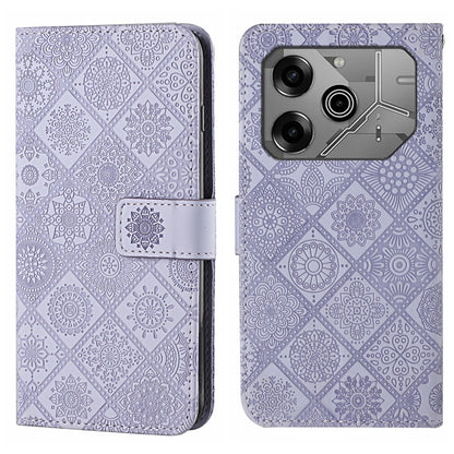 Ethnic Style Embossed Pattern Leather Phone Case, For Tecno Spark 30C, For Tecno Spark Go 1, For Tecno Pova 6 Neo, For Tecno Pova 6 / 6 Pro, For Tecno Camon 30 Pro 5G, For Tecno Camon 30 Premier, For Tecno Camon 30 4G / 5G, For Tecno Spark 20 Pro+     ...