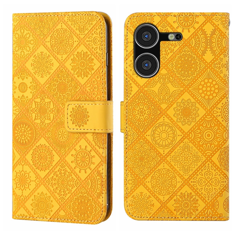 Ethnic Style Embossed Pattern Leather Phone Case, For Tecno Spark 30C, For Tecno Spark Go 1, For Tecno Pova 6 Neo, For Tecno Pova 6 / 6 Pro, For Tecno Camon 30 Pro 5G, For Tecno Camon 30 Premier, For Tecno Camon 30 4G / 5G, For Tecno Spark 20 Pro+     ...