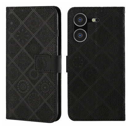 Ethnic Style Embossed Pattern Leather Phone Case, For Tecno Spark 30C, For Tecno Spark Go 1, For Tecno Pova 6 Neo, For Tecno Pova 6 / 6 Pro, For Tecno Camon 30 Pro 5G, For Tecno Camon 30 Premier, For Tecno Camon 30 4G / 5G, For Tecno Spark 20 Pro+     ...