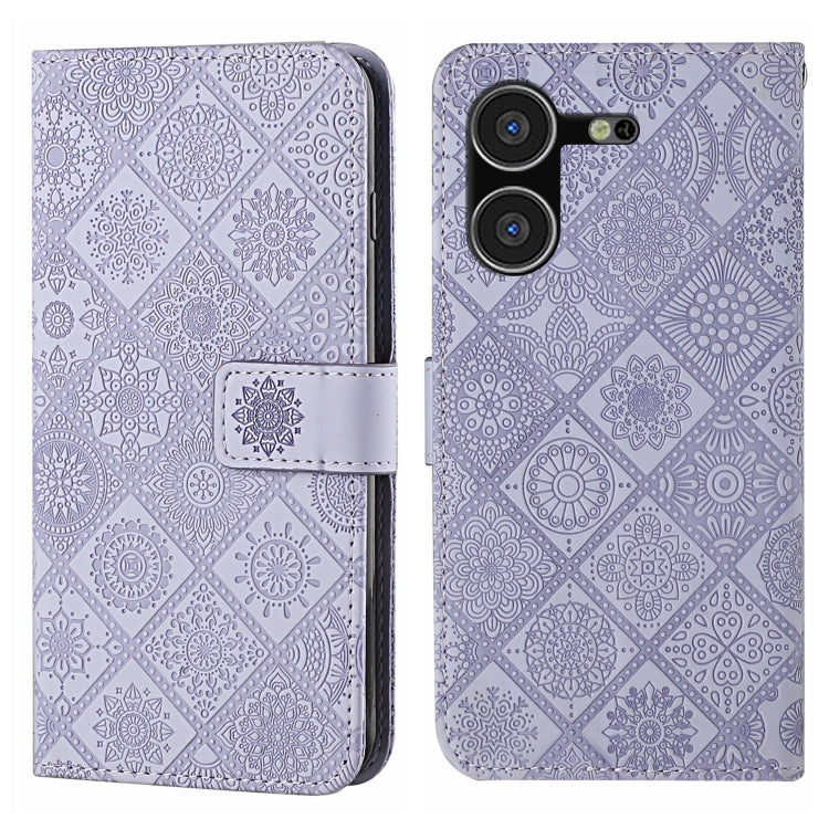 Ethnic Style Embossed Pattern Leather Phone Case, For Tecno Spark 30C, For Tecno Spark Go 1, For Tecno Pova 6 Neo, For Tecno Pova 6 / 6 Pro, For Tecno Camon 30 Pro 5G, For Tecno Camon 30 Premier, For Tecno Camon 30 4G / 5G, For Tecno Spark 20 Pro+     ...