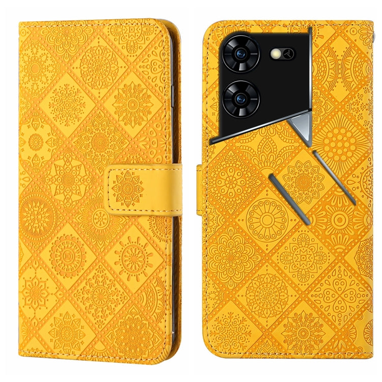 Ethnic Style Embossed Pattern Leather Phone Case, For Tecno Spark 30C, For Tecno Spark Go 1, For Tecno Pova 6 Neo, For Tecno Pova 6 / 6 Pro, For Tecno Camon 30 Pro 5G, For Tecno Camon 30 Premier, For Tecno Camon 30 4G / 5G, For Tecno Spark 20 Pro+     ...