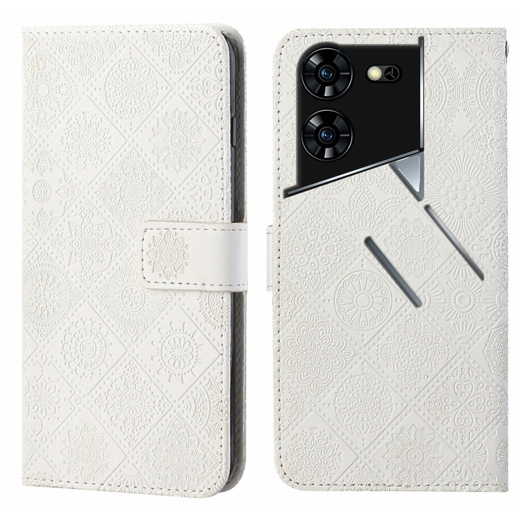 Ethnic Style Embossed Pattern Leather Phone Case, For Tecno Spark 30C, For Tecno Spark Go 1, For Tecno Pova 6 Neo, For Tecno Pova 6 / 6 Pro, For Tecno Camon 30 Pro 5G, For Tecno Camon 30 Premier, For Tecno Camon 30 4G / 5G, For Tecno Spark 20 Pro+     ...