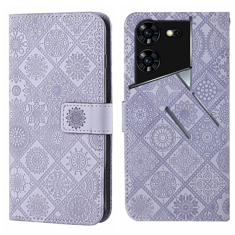 Ethnic Style Embossed Pattern Leather Phone Case, For Tecno Spark 30C, For Tecno Spark Go 1, For Tecno Pova 6 Neo, For Tecno Pova 6 / 6 Pro, For Tecno Camon 30 Pro 5G, For Tecno Camon 30 Premier, For Tecno Camon 30 4G / 5G, For Tecno Spark 20 Pro+     ...