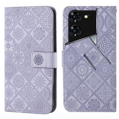 Ethnic Style Embossed Pattern Leather Phone Case, For Tecno Spark 30C, For Tecno Spark Go 1, For Tecno Pova 6 Neo, For Tecno Pova 6 / 6 Pro, For Tecno Camon 30 Pro 5G, For Tecno Camon 30 Premier, For Tecno Camon 30 4G / 5G, For Tecno Spark 20 Pro+     ...