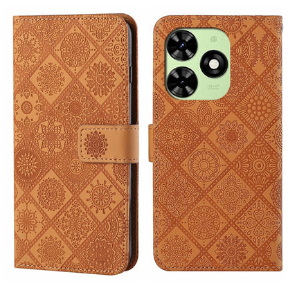 Ethnic Style Embossed Pattern Leather Phone Case, For Tecno Spark 30C, For Tecno Spark Go 1, For Tecno Pova 6 Neo, For Tecno Pova 6 / 6 Pro, For Tecno Camon 30 Pro 5G, For Tecno Camon 30 Premier, For Tecno Camon 30 4G / 5G, For Tecno Spark 20 Pro+     ...