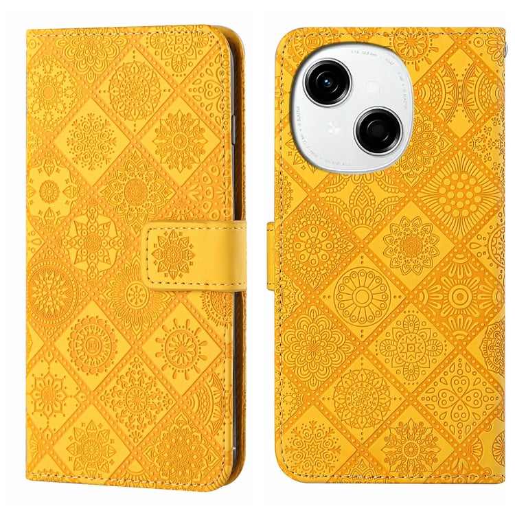 Ethnic Style Embossed Pattern Leather Phone Case, For Tecno Spark 30C, For Tecno Spark Go 1, For Tecno Pova 6 Neo, For Tecno Pova 6 / 6 Pro, For Tecno Camon 30 Pro 5G, For Tecno Camon 30 Premier, For Tecno Camon 30 4G / 5G, For Tecno Spark 20 Pro+     ...