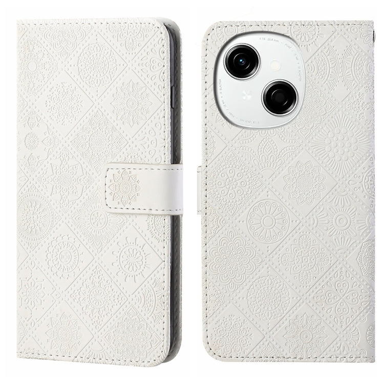 Ethnic Style Embossed Pattern Leather Phone Case, For Tecno Spark 30C, For Tecno Spark Go 1, For Tecno Pova 6 Neo, For Tecno Pova 6 / 6 Pro, For Tecno Camon 30 Pro 5G, For Tecno Camon 30 Premier, For Tecno Camon 30 4G / 5G, For Tecno Spark 20 Pro+     ...