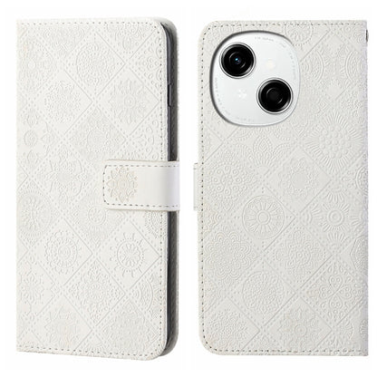 Ethnic Style Embossed Pattern Leather Phone Case, For Tecno Spark 30C, For Tecno Spark Go 1, For Tecno Pova 6 Neo, For Tecno Pova 6 / 6 Pro, For Tecno Camon 30 Pro 5G, For Tecno Camon 30 Premier, For Tecno Camon 30 4G / 5G, For Tecno Spark 20 Pro+     ...