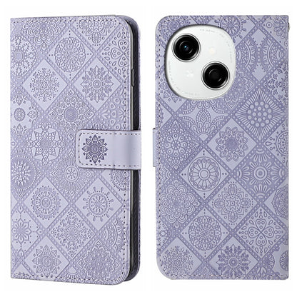 Ethnic Style Embossed Pattern Leather Phone Case, For Tecno Spark 30C, For Tecno Spark Go 1, For Tecno Pova 6 Neo, For Tecno Pova 6 / 6 Pro, For Tecno Camon 30 Pro 5G, For Tecno Camon 30 Premier, For Tecno Camon 30 4G / 5G, For Tecno Spark 20 Pro+     ...