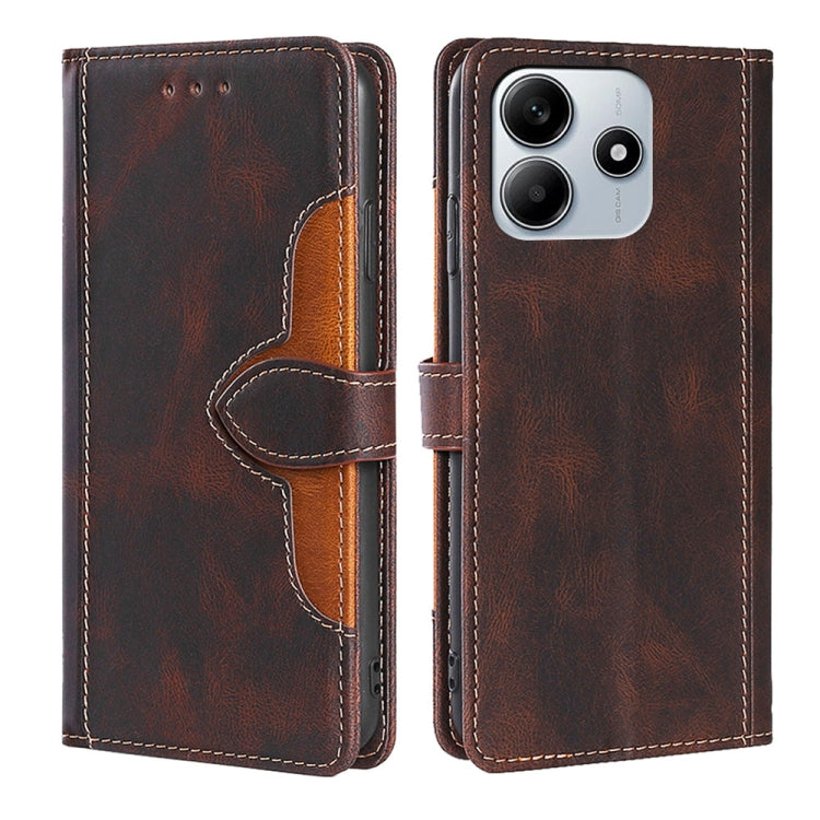 Skin Feel Magnetic Buckle Leather Phone Case, For Redmi A7 Pro 171mm / Poco C85x 5G, For Redmi Turbo 5 Max 5G / Poco X8 Pro Max 5G, For Redmi Turbo 5 5G / Poco X8 Pro 5G, For Redmi K90 Pro Max 5G / Poco F8 Ultra, For Redmi Note 15 Pro 4G Global 163.2mm...