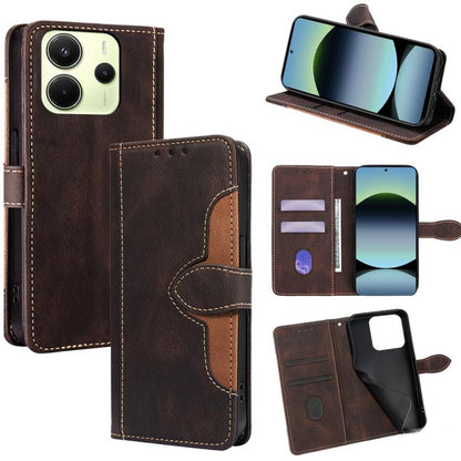 Skin Feel Magnetic Buckle Leather Phone Case, For Redmi A7 Pro 171mm / Poco C85x 5G, For Redmi Turbo 5 Max 5G / Poco X8 Pro Max 5G, For Redmi Turbo 5 5G / Poco X8 Pro 5G, For Redmi K90 Pro Max 5G / Poco F8 Ultra, For Redmi Note 15 Pro 4G Global 163.2mm...