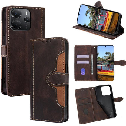 Skin Feel Magnetic Buckle Leather Phone Case, For Redmi A7 Pro 171mm / Poco C85x 5G, For Redmi Turbo 5 Max 5G / Poco X8 Pro Max 5G, For Redmi Turbo 5 5G / Poco X8 Pro 5G, For Redmi K90 Pro Max 5G / Poco F8 Ultra, For Redmi Note 15 Pro 4G Global 163.2mm...