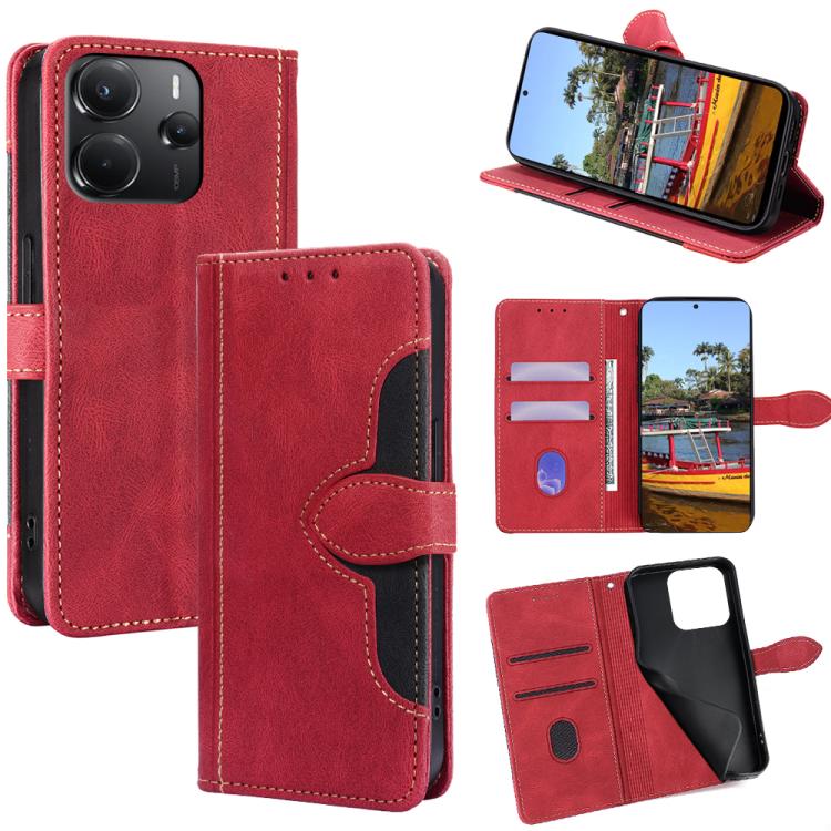 Skin Feel Magnetic Buckle Leather Phone Case, For Redmi A7 Pro 171mm / Poco C85x 5G, For Redmi Turbo 5 Max 5G / Poco X8 Pro Max 5G, For Redmi Turbo 5 5G / Poco X8 Pro 5G, For Redmi K90 Pro Max 5G / Poco F8 Ultra, For Redmi Note 15 Pro 4G Global 163.2mm...