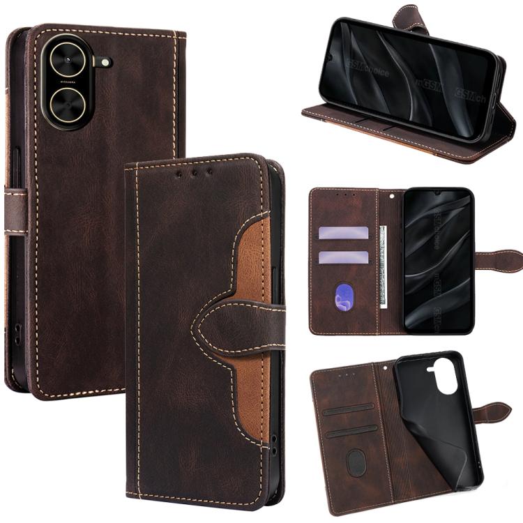 Skin Feel Magnetic Buckle Leather Phone Case, For Redmi A7 Pro 171mm / Poco C85x 5G, For Redmi Turbo 5 Max 5G / Poco X8 Pro Max 5G, For Redmi Turbo 5 5G / Poco X8 Pro 5G, For Redmi K90 Pro Max 5G / Poco F8 Ultra, For Redmi Note 15 Pro 4G Global 163.2mm...