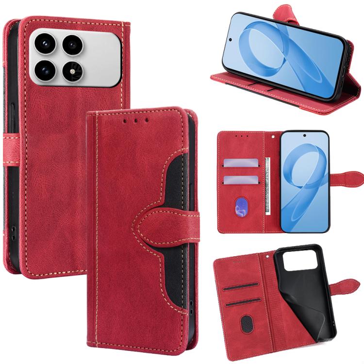 Skin Feel Magnetic Buckle Leather Phone Case, For Redmi A7 Pro 171mm / Poco C85x 5G, For Redmi Turbo 5 Max 5G / Poco X8 Pro Max 5G, For Redmi Turbo 5 5G / Poco X8 Pro 5G, For Redmi K90 Pro Max 5G / Poco F8 Ultra, For Redmi Note 15 Pro 4G Global 163.2mm...